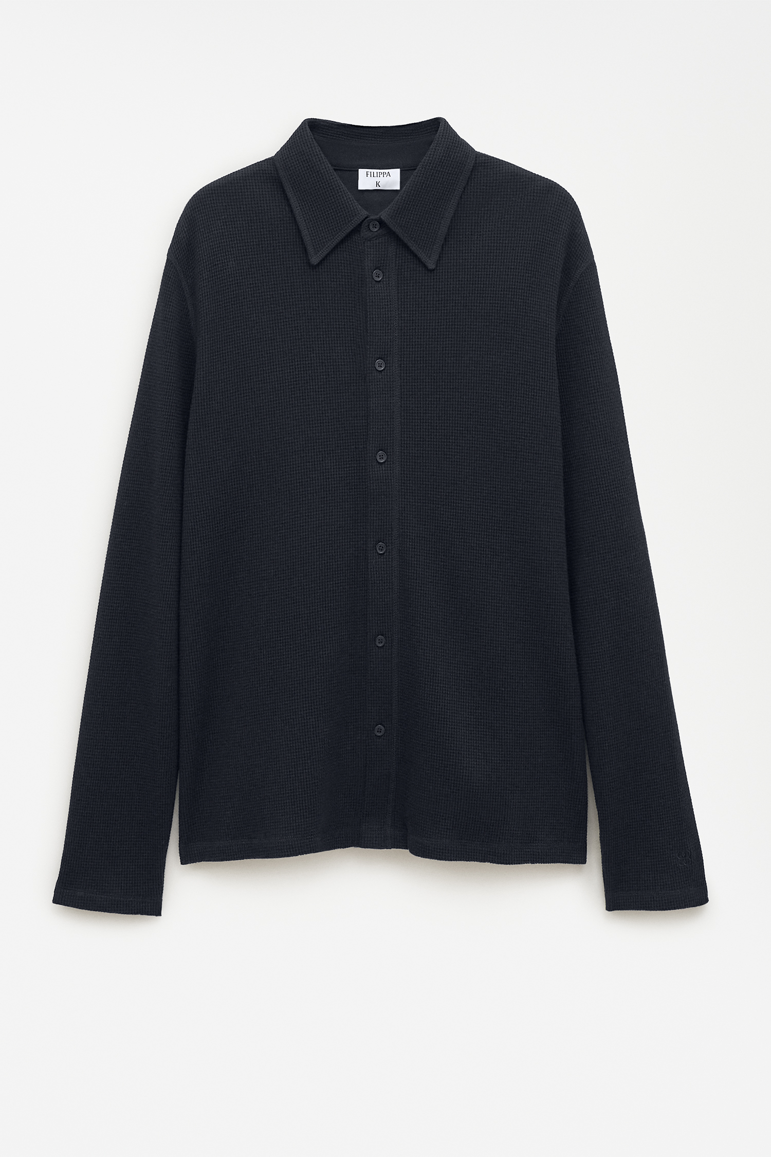 FILIPPA K WAFFLE JERSEY SHIRT